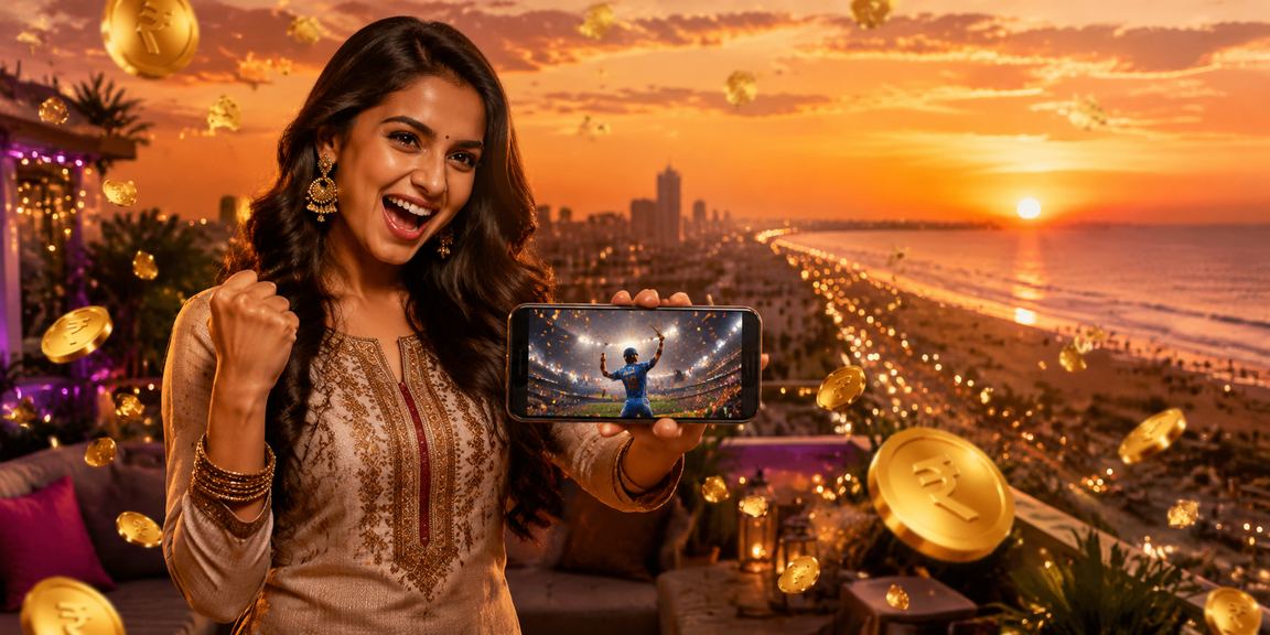 Mobile casino gaming at Chennai with traditional Kurti